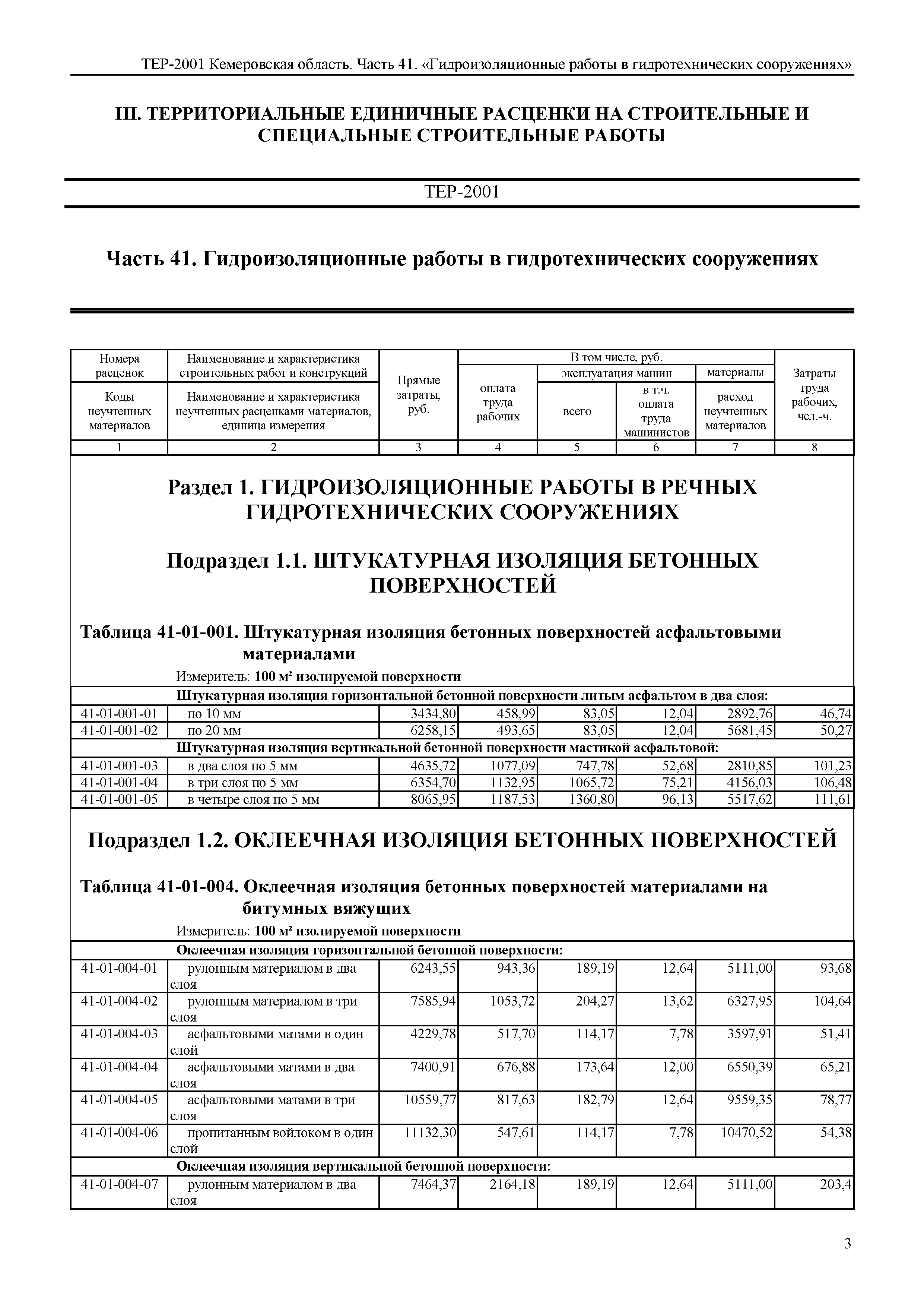ТЕР Кемеровская область 81-02-41-2001