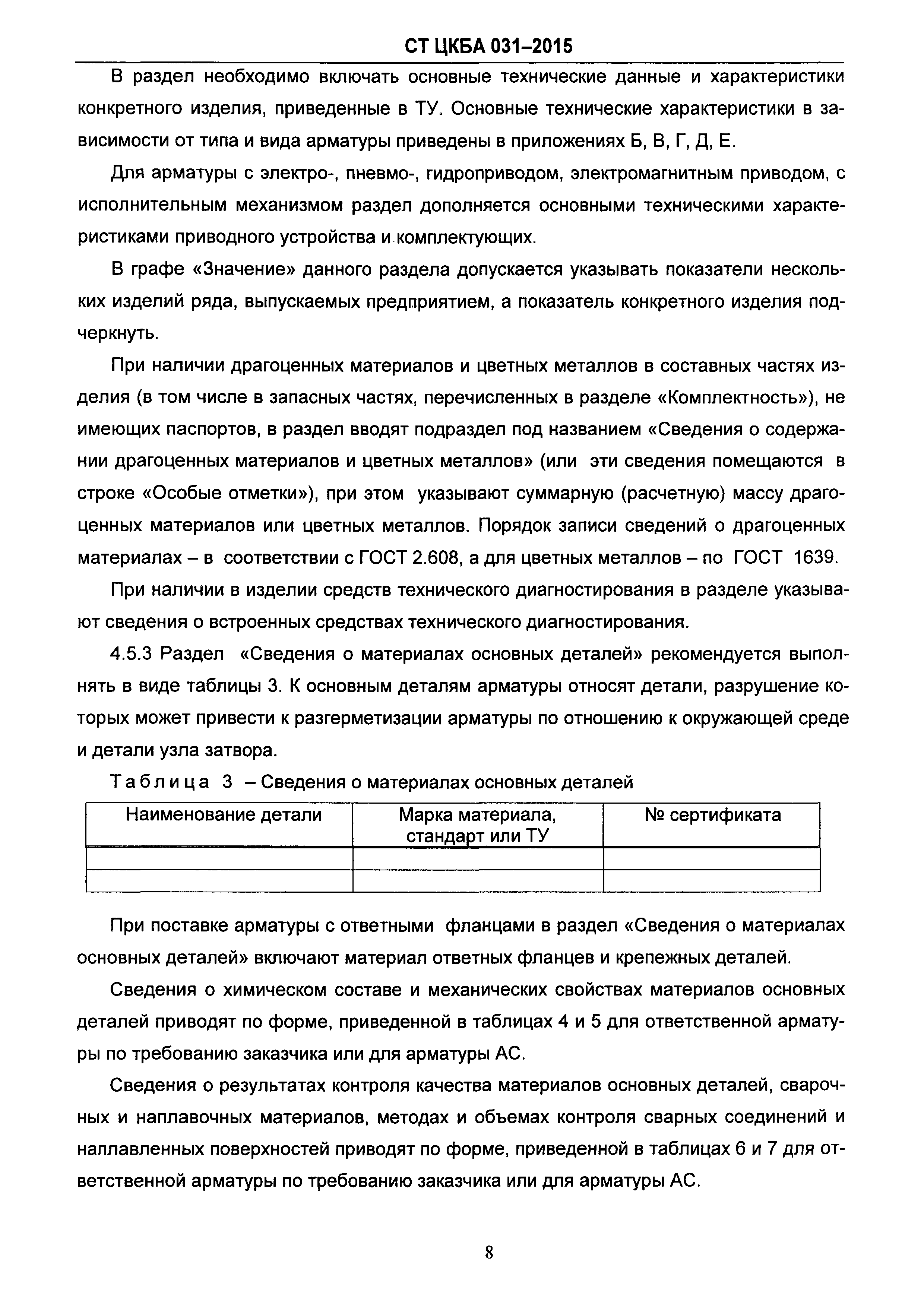 СТ ЦКБА 031-2015