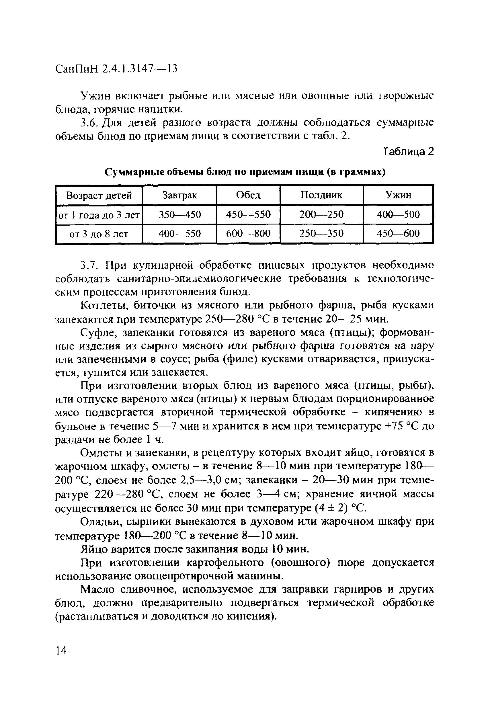 СанПиН 2.4.1.3147-13