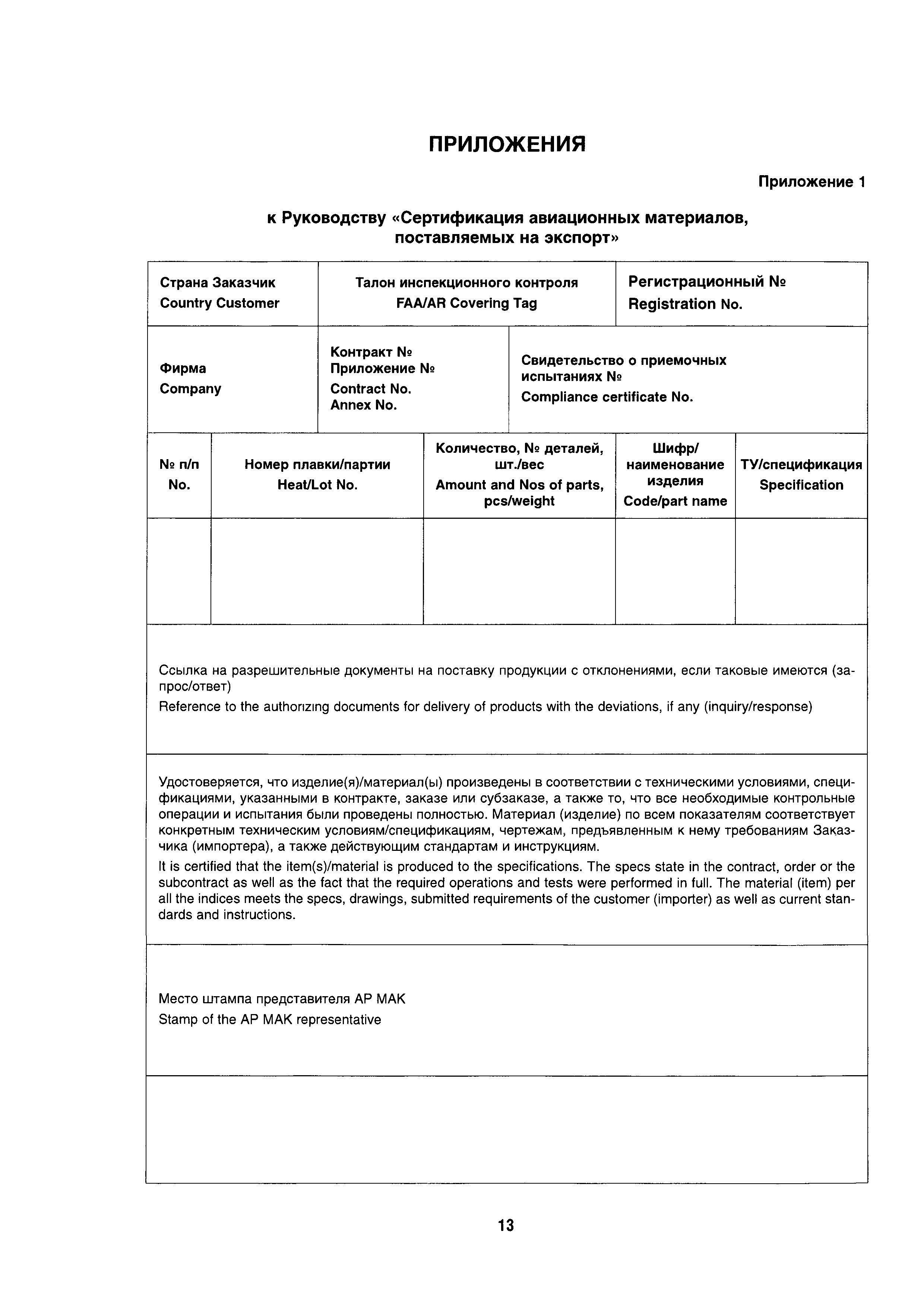 Директивное письмо 04-2003