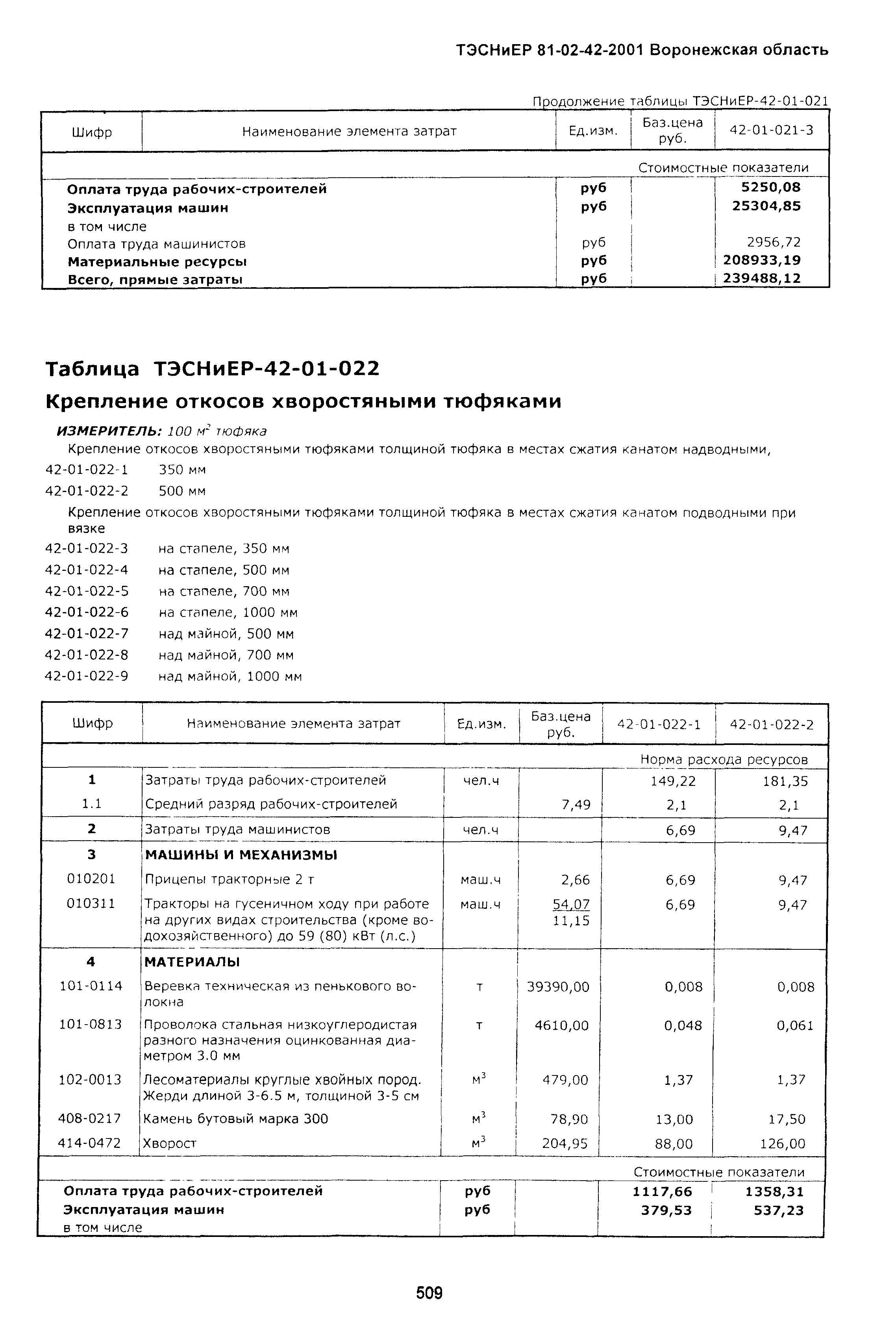 ТЭСНиЕР Воронежская область 81-02-42-2001