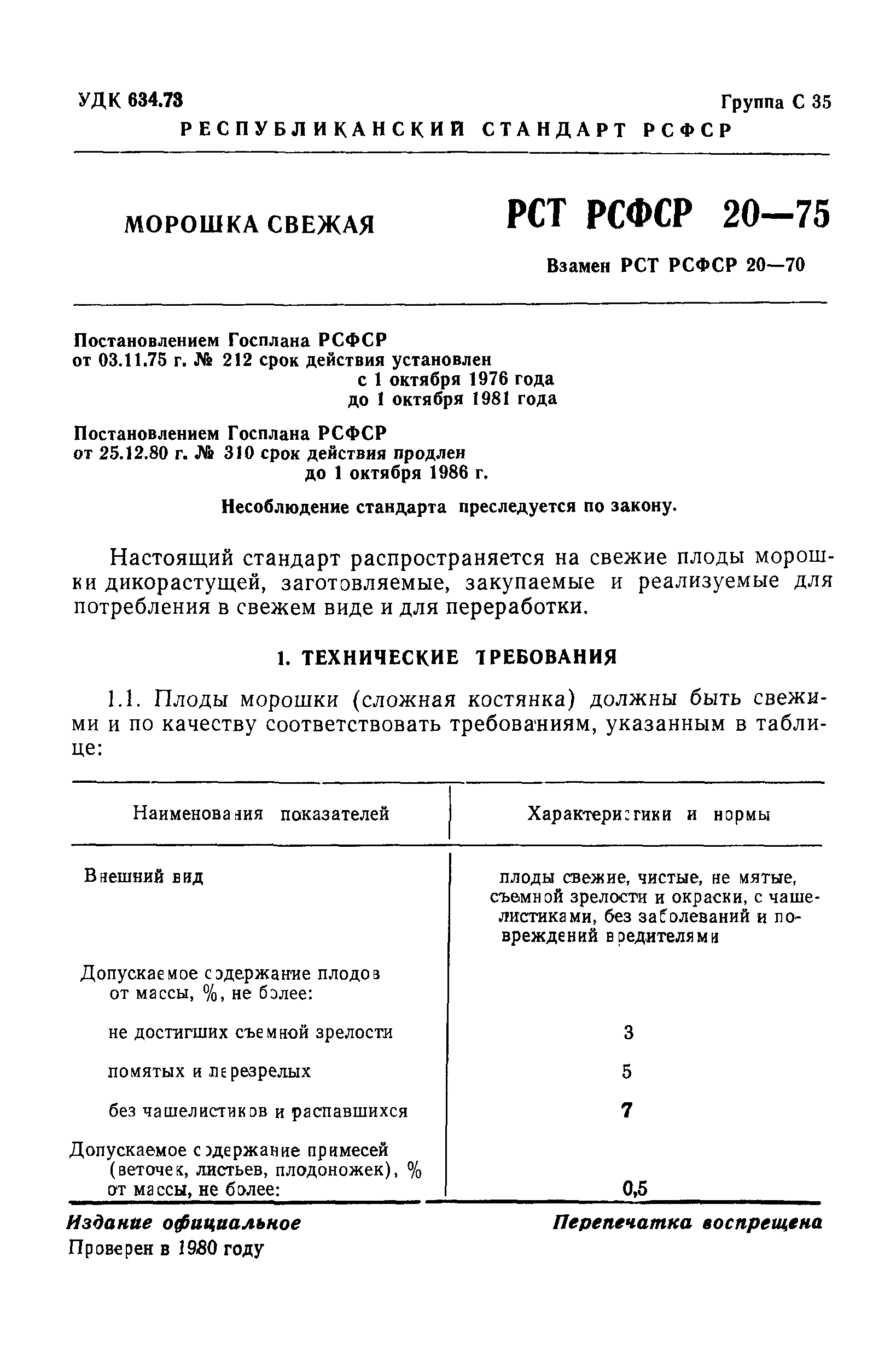 РСТ РСФСР 20-75
