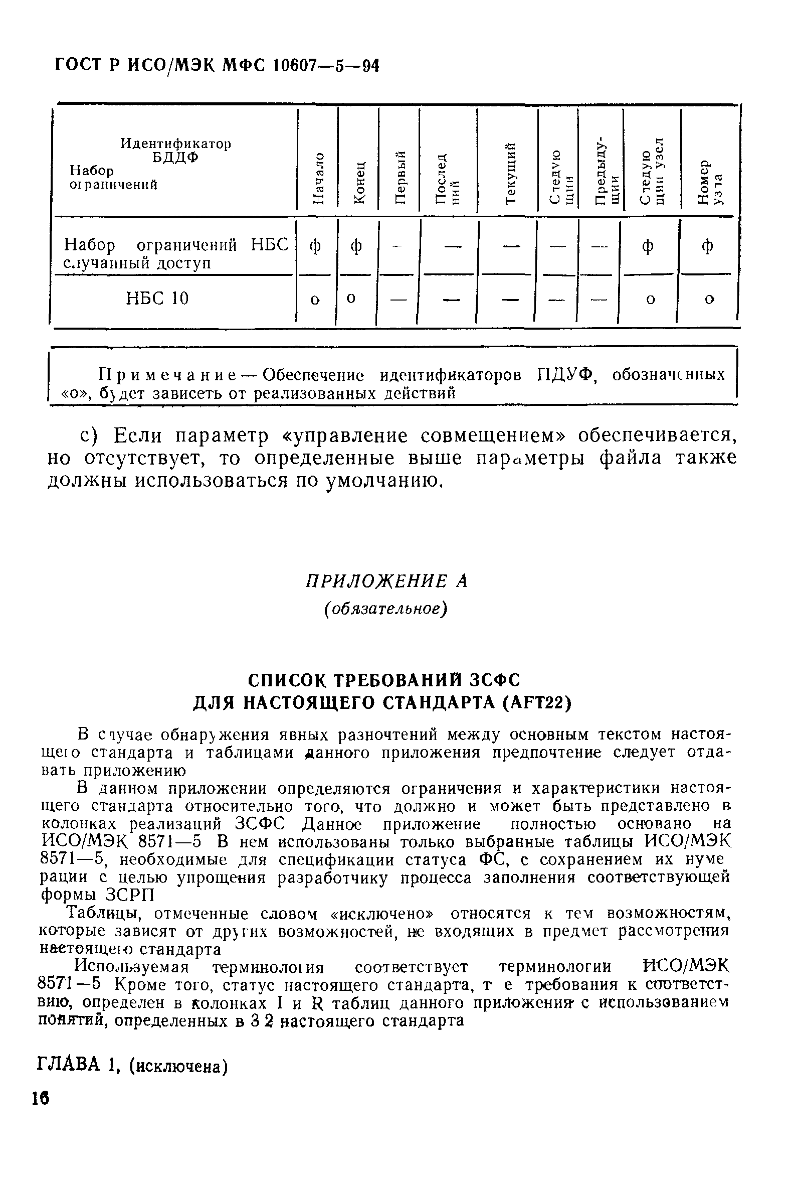 ГОСТ Р ИСО/МЭК МФС 10607-5-94